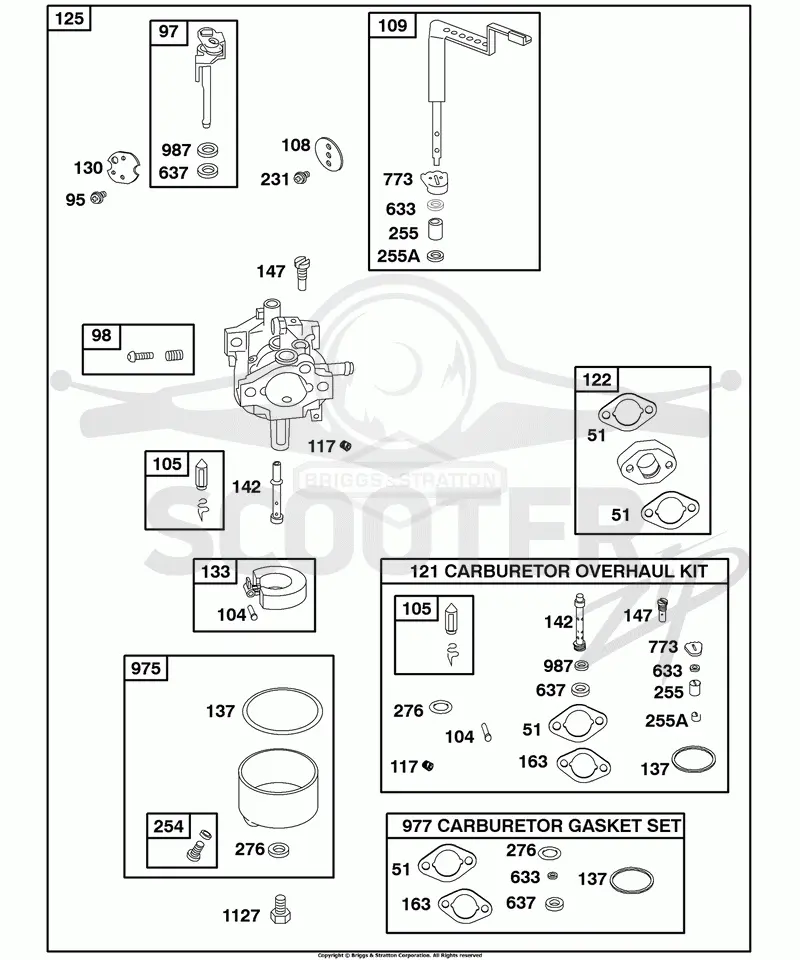 Carburetor, Gasket Set - Carburetor, Kit - Carburetor Overhaul