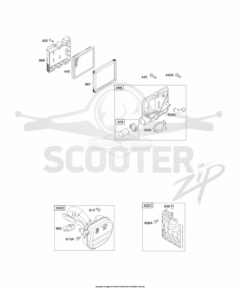 Air Cleaner, Exhaust System