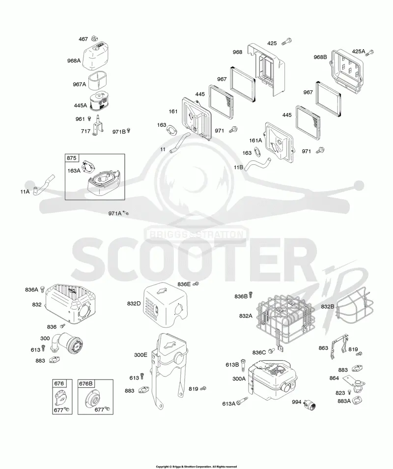 Air Cleaner, Exhaust System