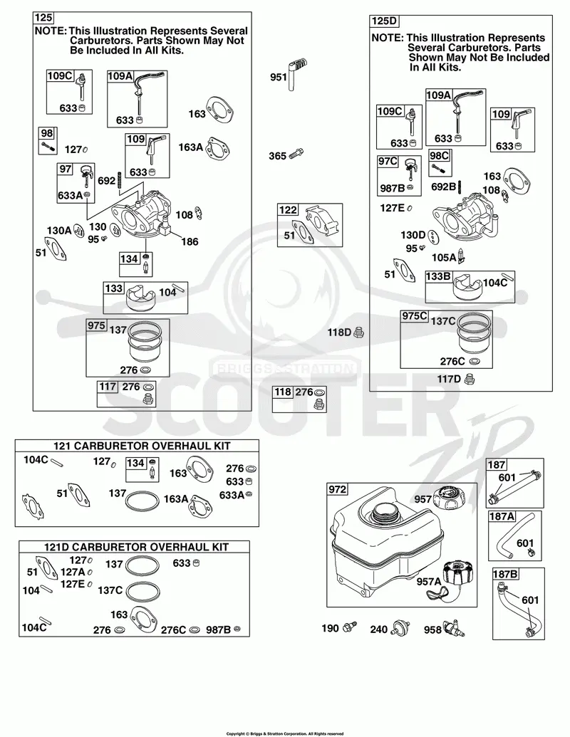 Carburetor, Fuel Supply