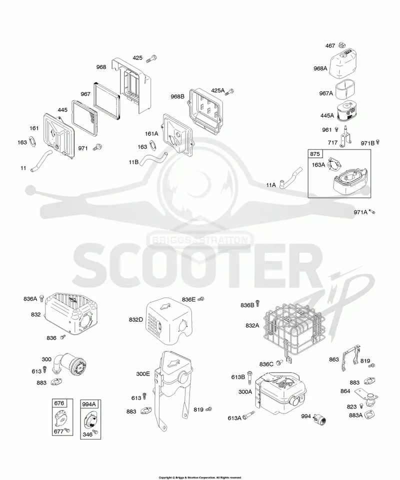 Air Cleaner, Exhaust System
