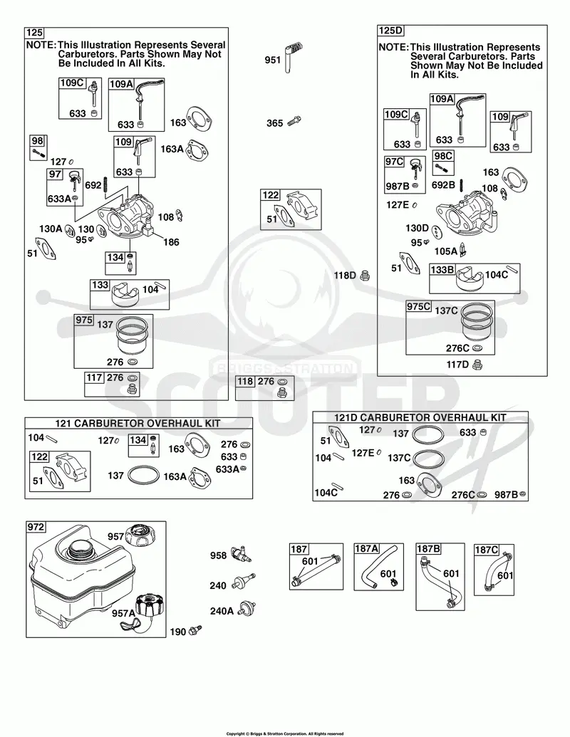 Carburetor, Fuel Supply