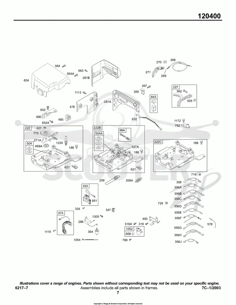 Controls/Governor Springs, Ignition