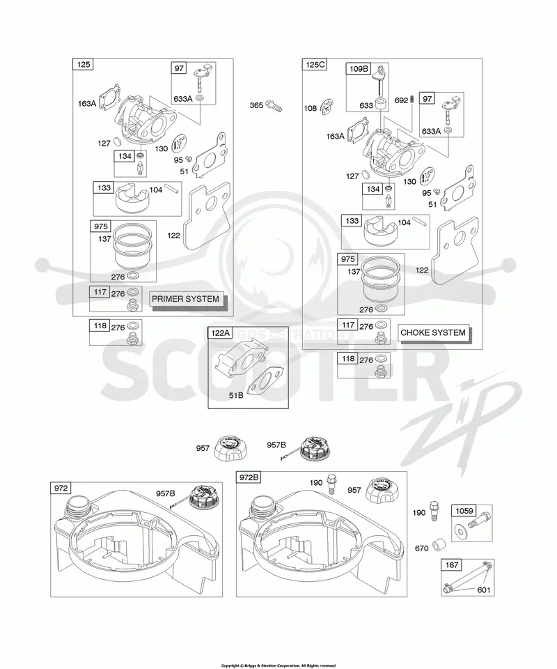 Carburetor, Fuel Supply