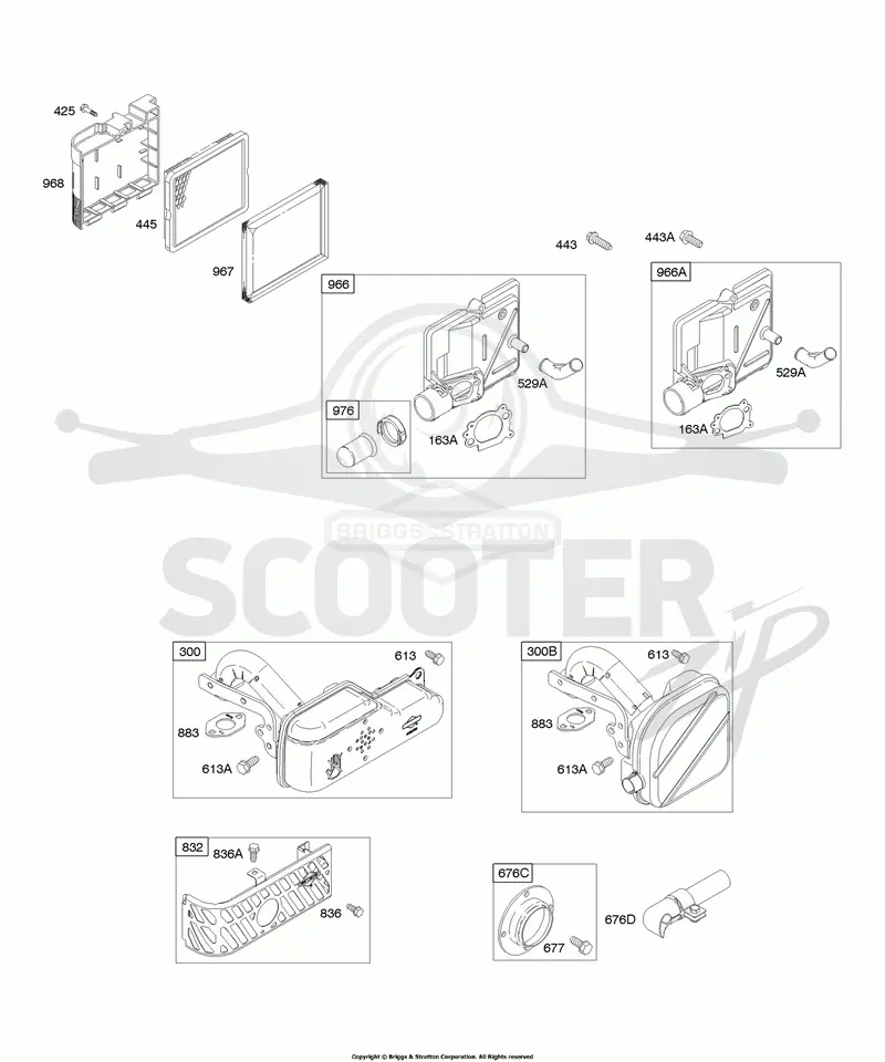 Air Cleaner, Exhaust System