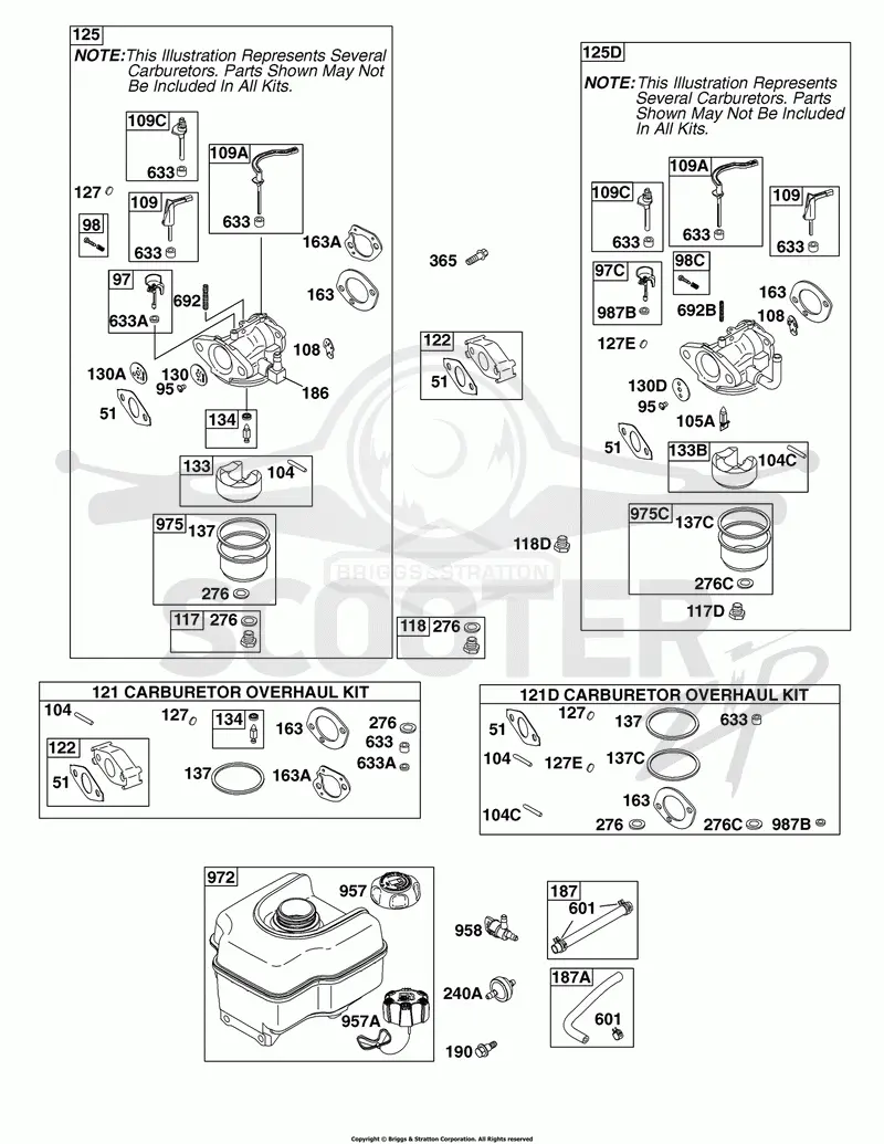 Carburetor, Fuel Supply