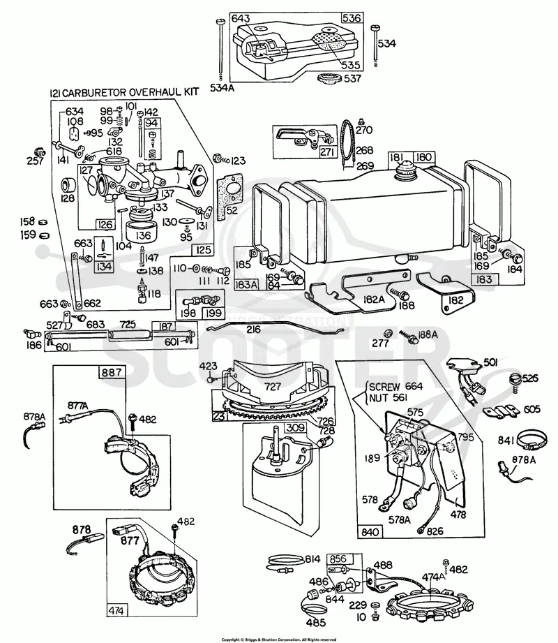 Carburetor,Fuel Tank,Elect.