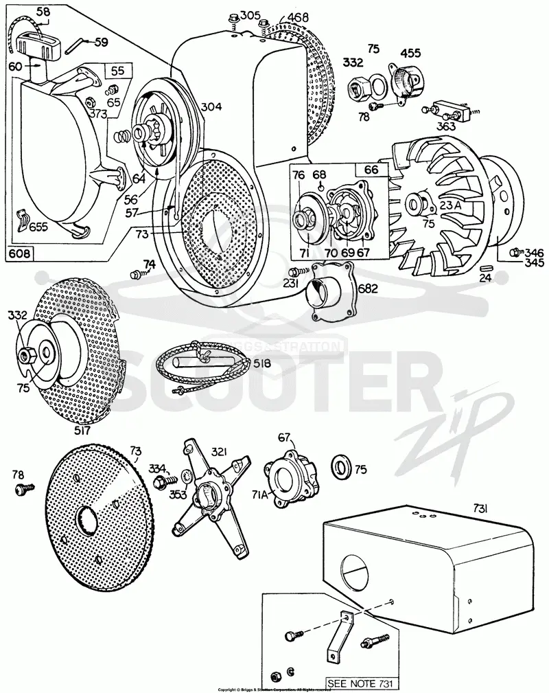 Blower Hsg,Rewind Assemblies