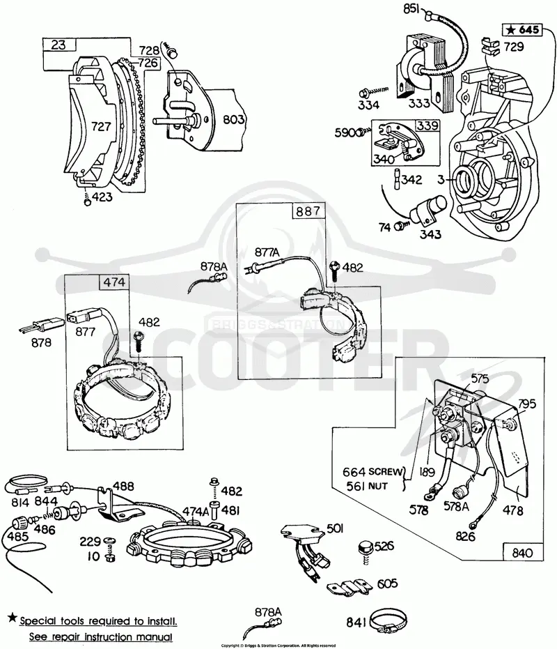 Alternators,Key Panel,Elect.