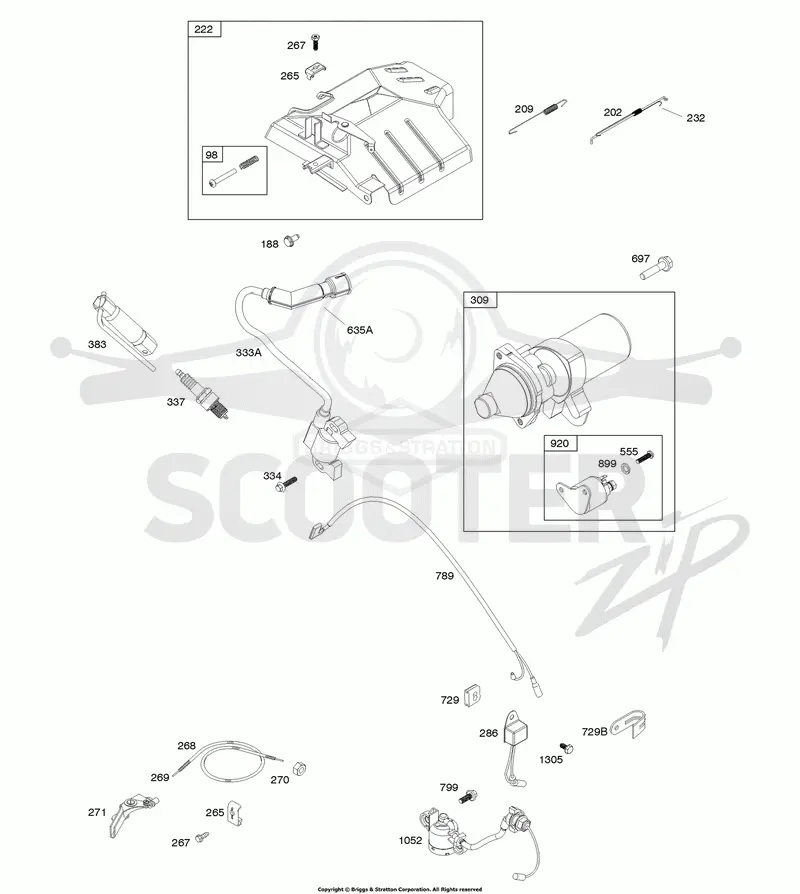 Controls, Electrical System, Governor Spring, Ignition