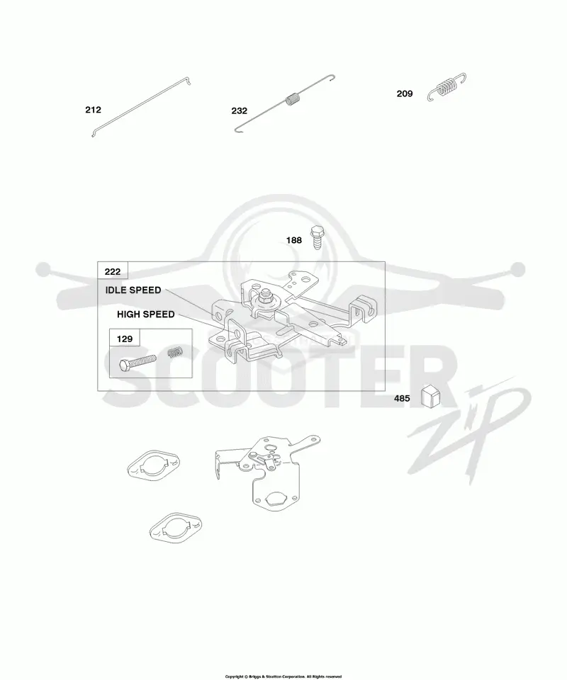 Governor Spring, Control Bracket
