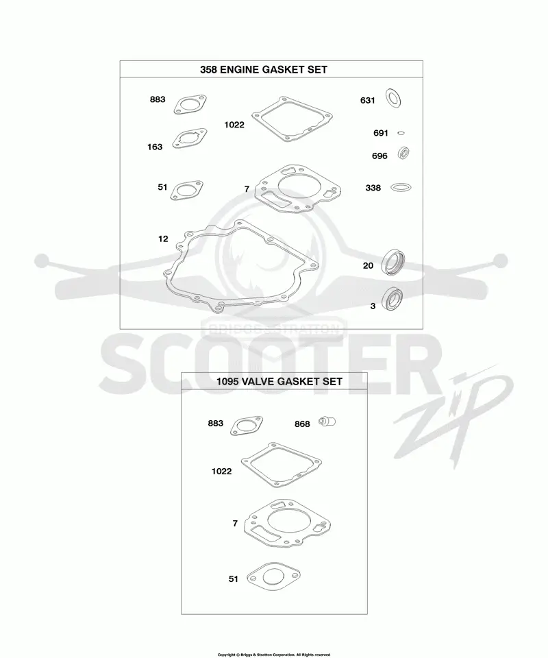 Engine Gasket Set, Valve Gasket Set
