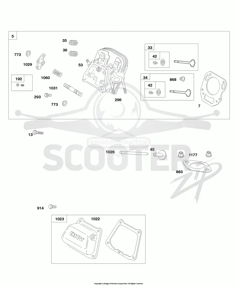 Cylinder Head, Valve Cover