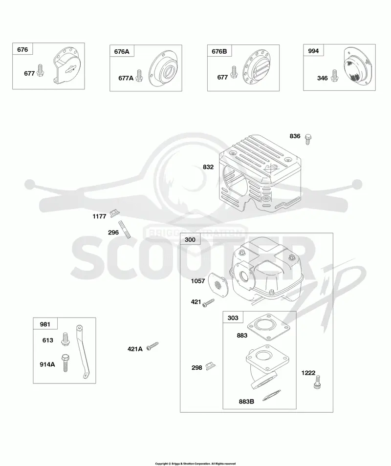 Muffler, Spark Arrestors, Muffler Deflectors
