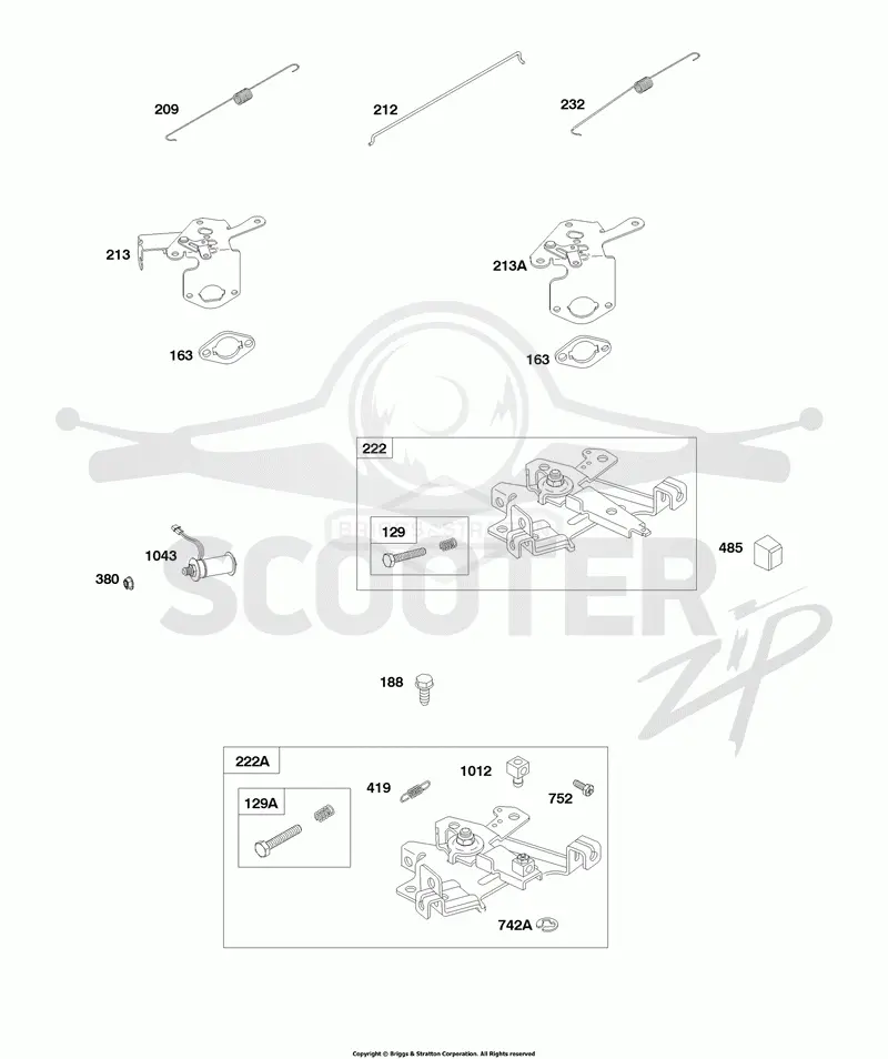 Springs, Control Brackets, Electro Magnet