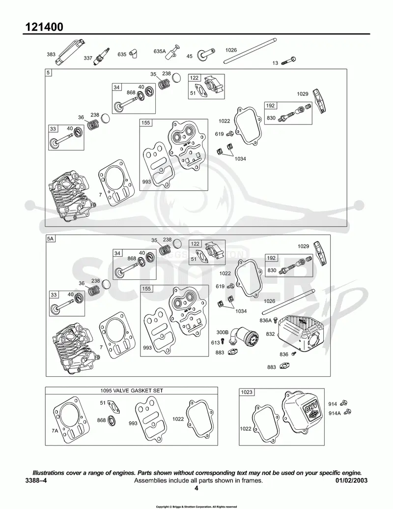 Head Group, Kits/Gasket - Valve