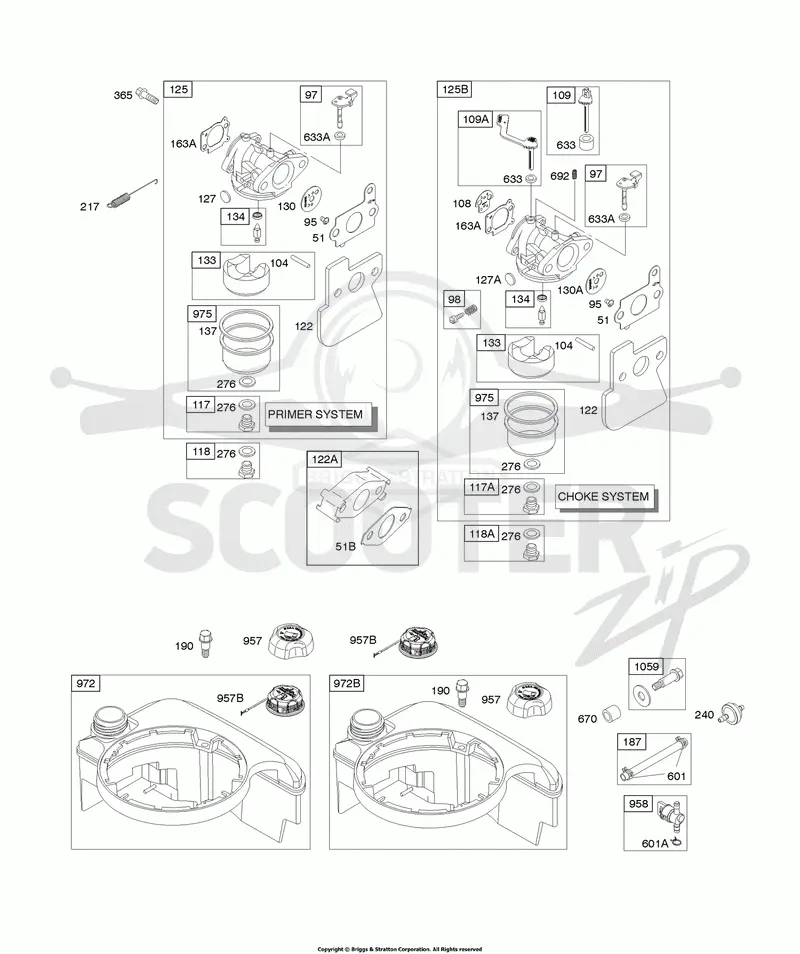 Carburetor, Fuel Supply