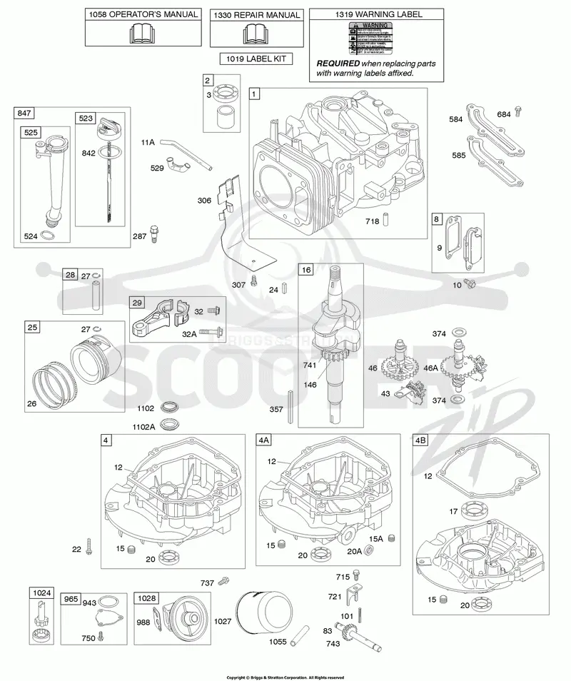 Camshaft, Crankshaft, Cylinder, Engine Sump, Lubrication, Piston Group
