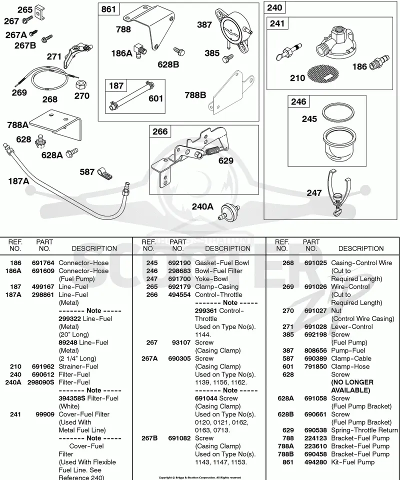Fuel Filter, Fuel Pump, Fuel Line