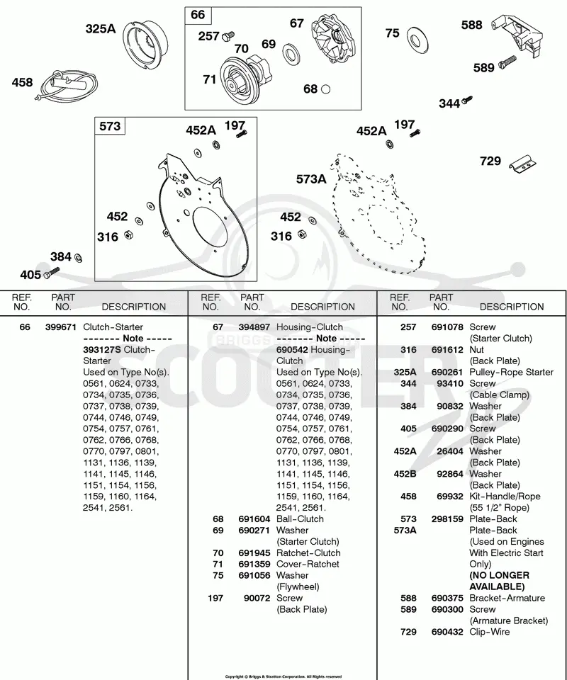 Back Plate, Starter Clutch