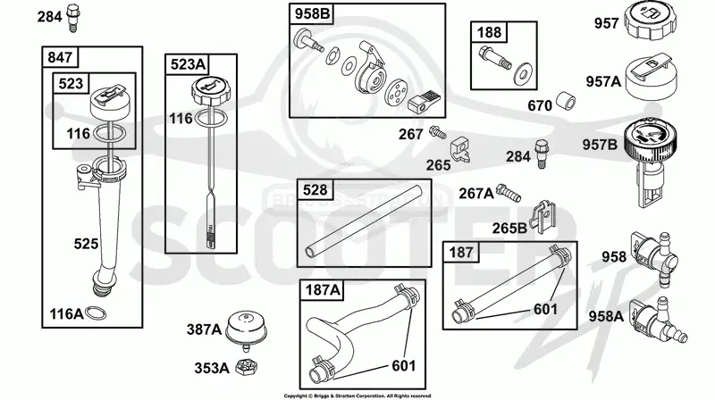 Oil Group, Fuel Parts