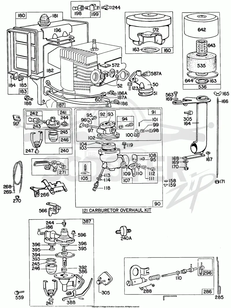 Carb,FuelTank,A/C,Electrical