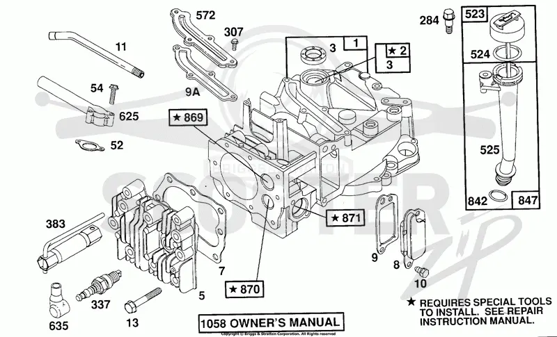 Cylinder,Cyl. Head,Oil Fill