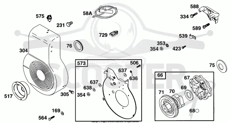 Blower Hsg, Back Plate