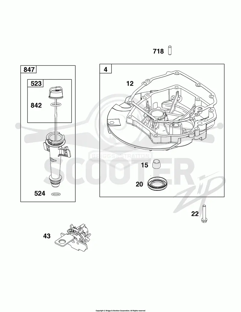 Crankcase Cover/Sump and Lubrication Group