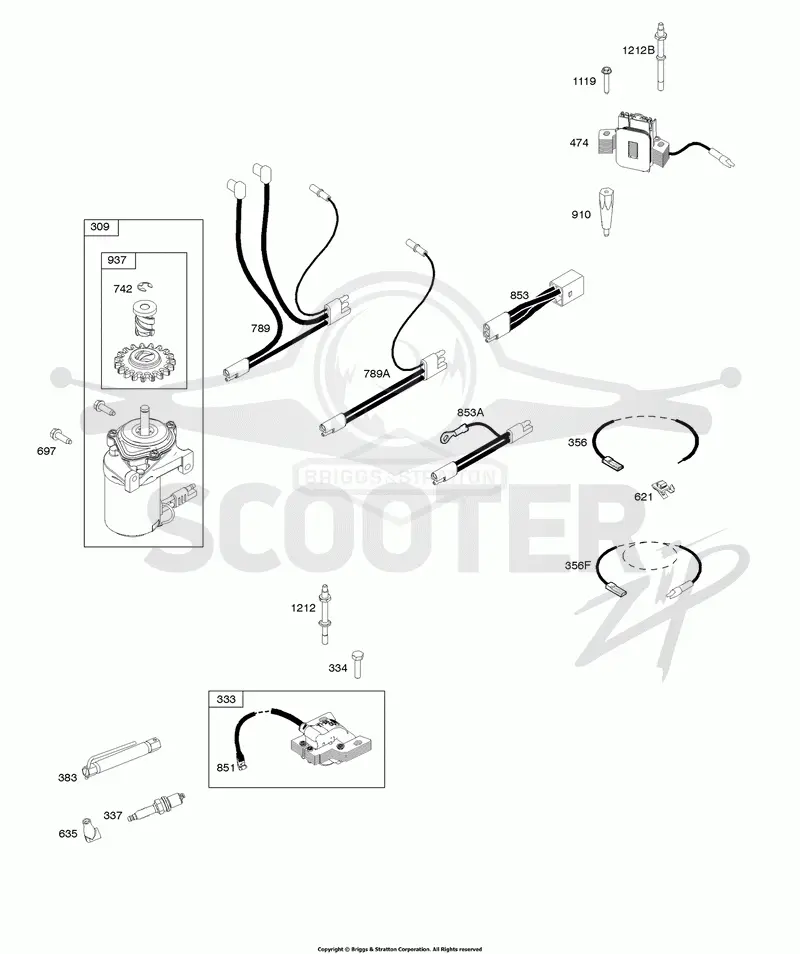 Alternator, Electric Starter, Ignition