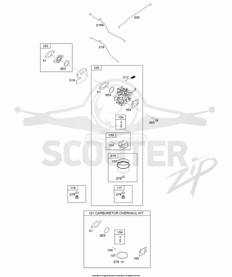 Carburetor, Carburetor Overhaul Kit