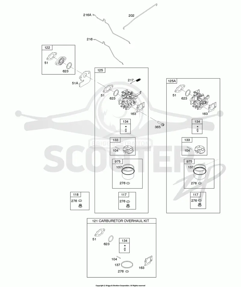 Carburetor, Carburetor Overhaul Kit