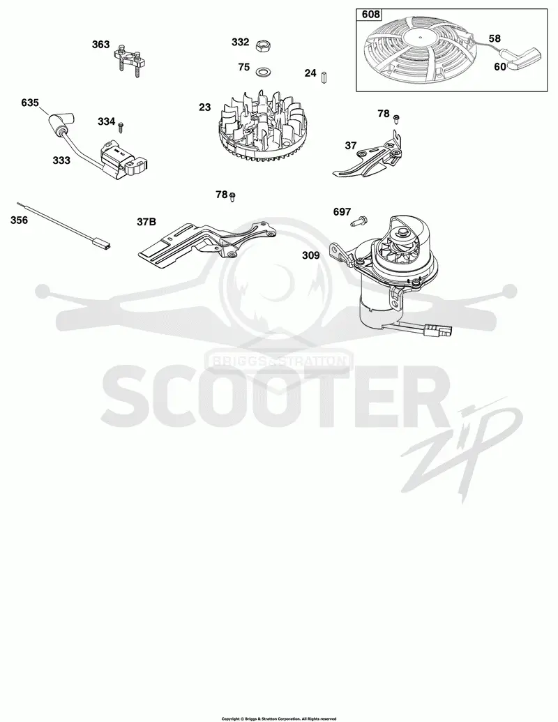 Flywheel, Ignition, and Starter Group