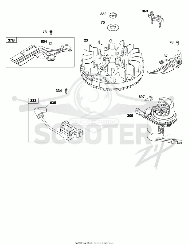 Flywheel, Ignition, and Starter Group
