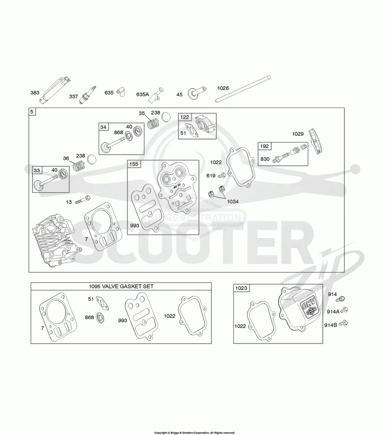 Cylinder Head, Kits/Gaskets Valve