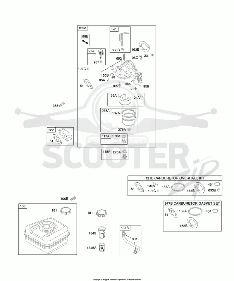 Carburetor, Fuel Supply