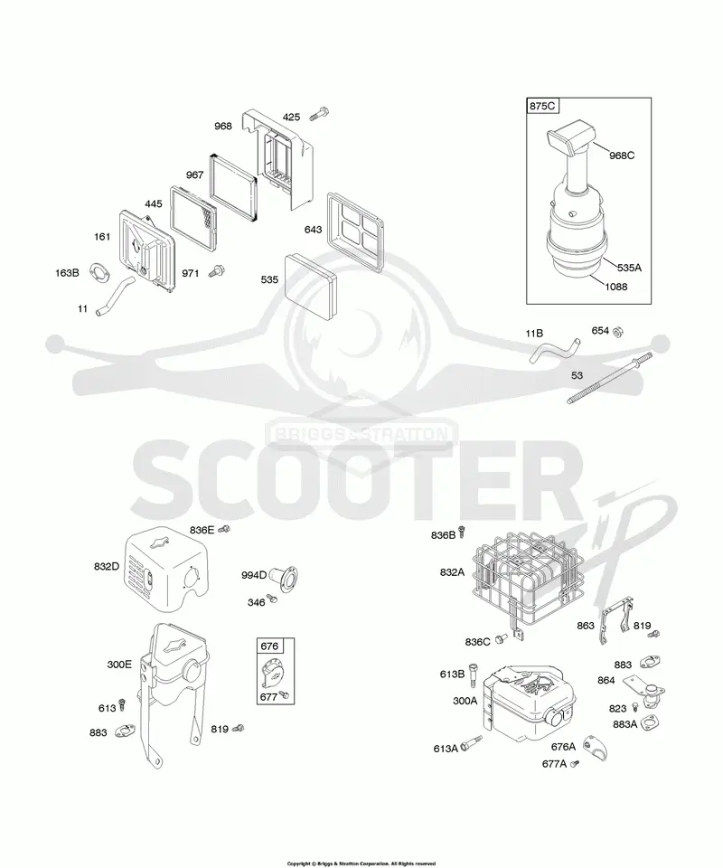 Air Cleaner, Exhaust System