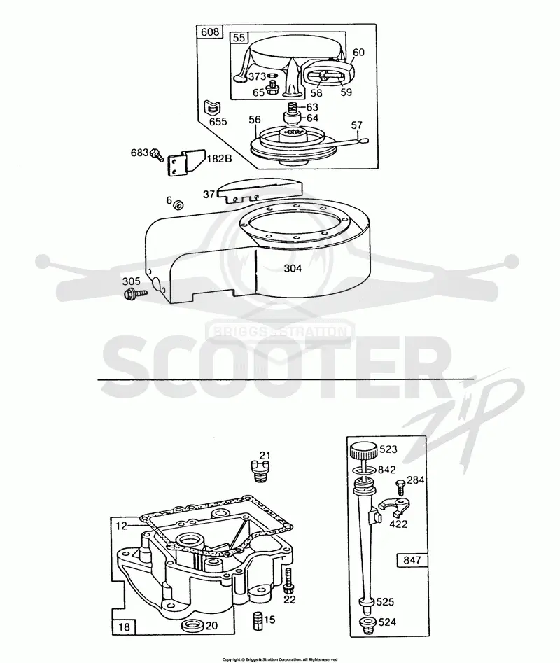 Blower Hsg, Sump, Oil Fill