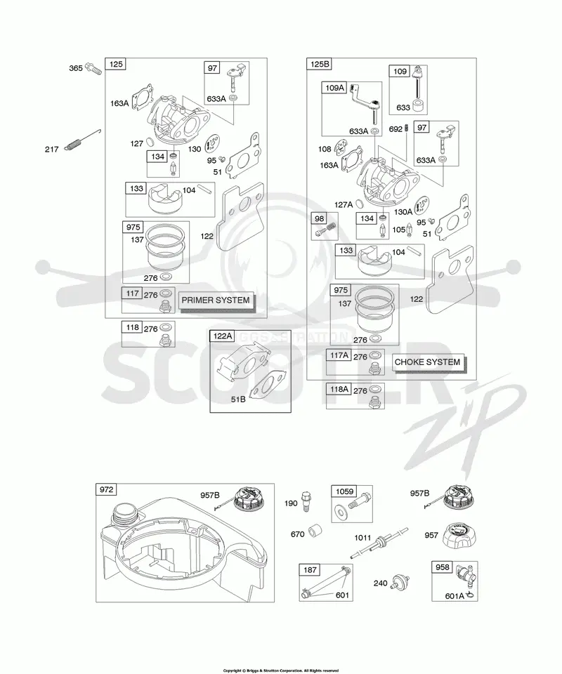 Carburetor, Fuel Supply