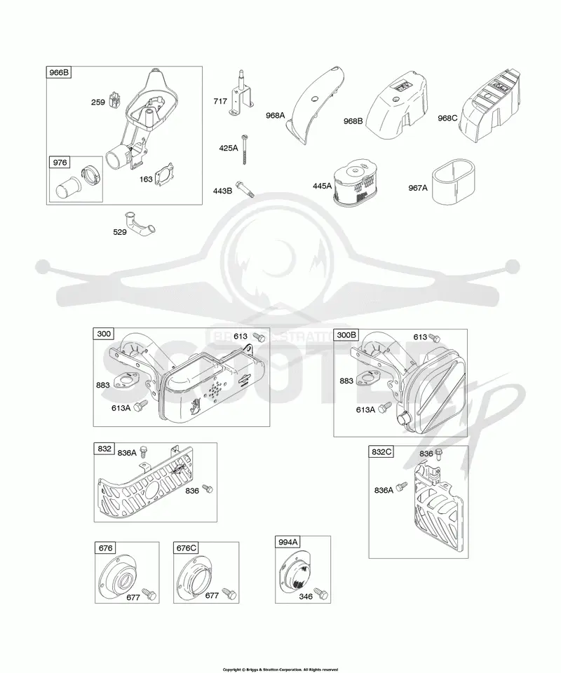 Air Cleaner, Exhaust System