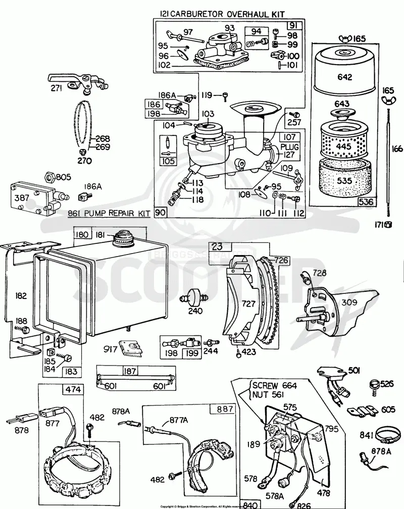 Carb,FuelTank,A/C,Electrical