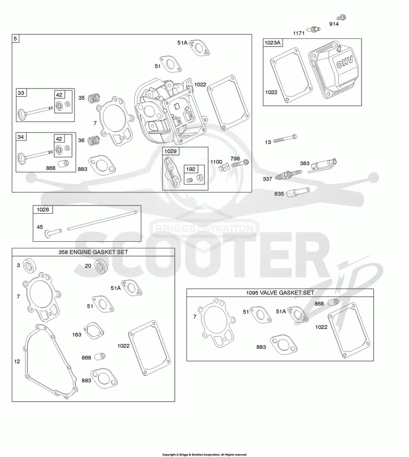 Cylinder Head, Gasket Set - Engine, Gasket Set - Valve, Valves