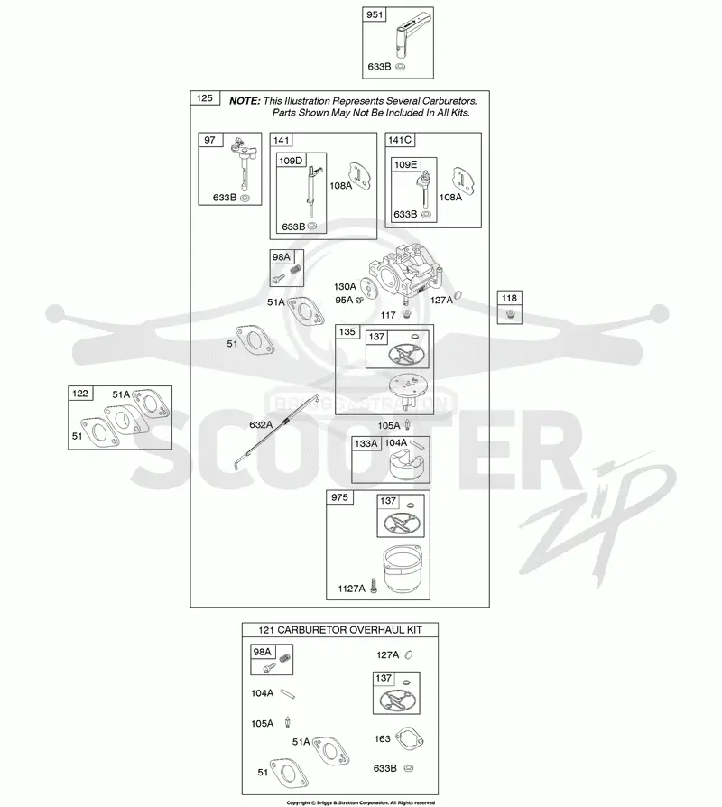 Carburetor, Kit - Carburetor Overhaul