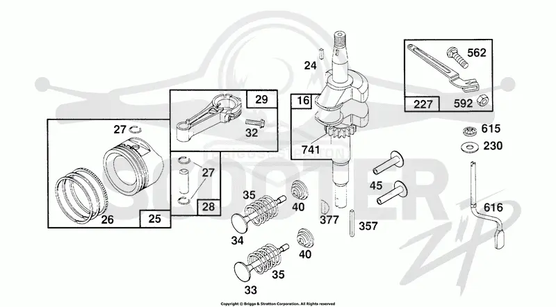 Crankshaft, Piston Group