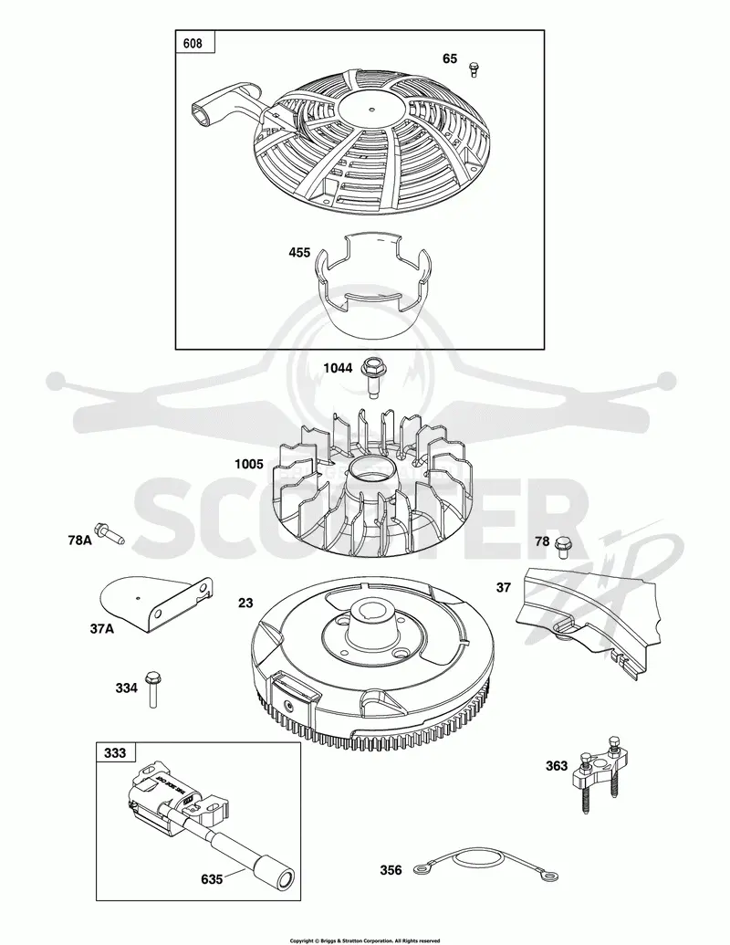 Flywheel, Ignition, and Starter Group