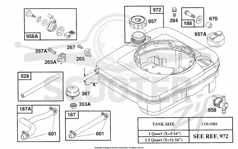 Fuel Tank Assy, Hoses