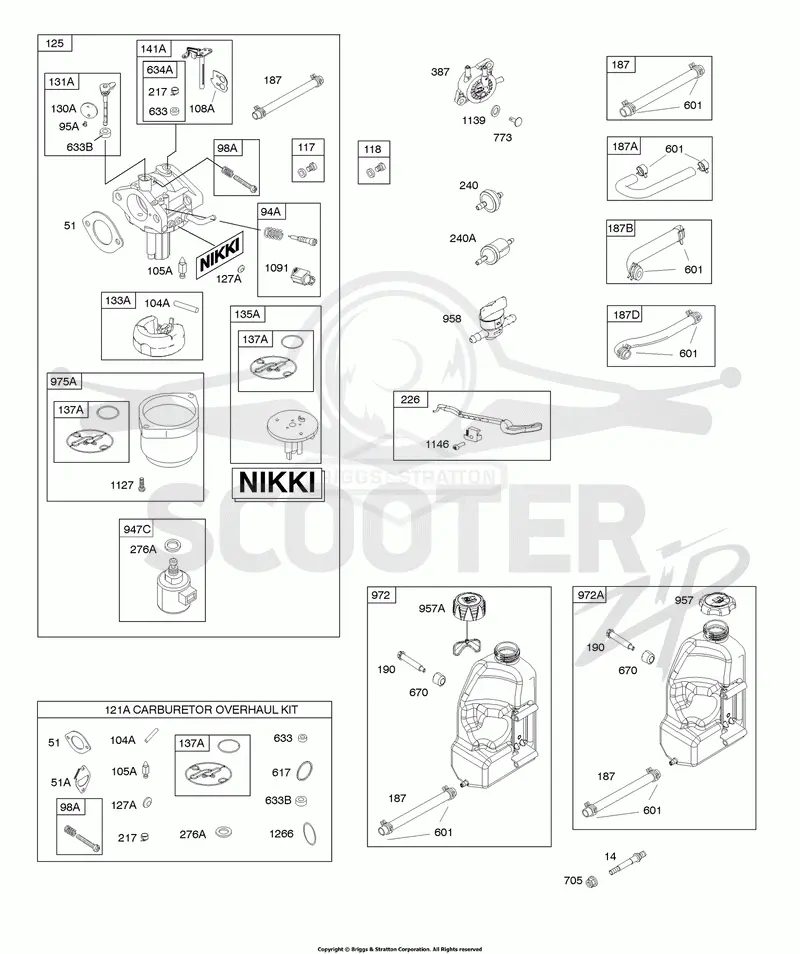 Carburetor, Fuel Supply, Kit - Carburetor Overhaul