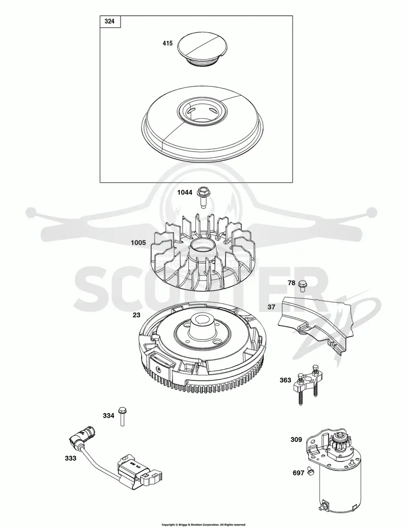 Flywheel, Ignition, and Starter Group