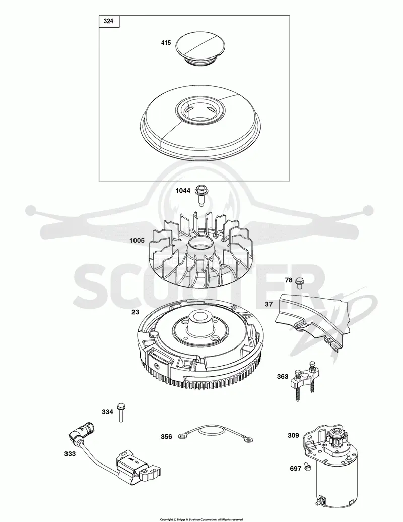Flywheel, Ignition, and Starter Group