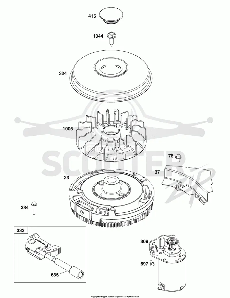 Flywheel, Ignition, and Starter Group